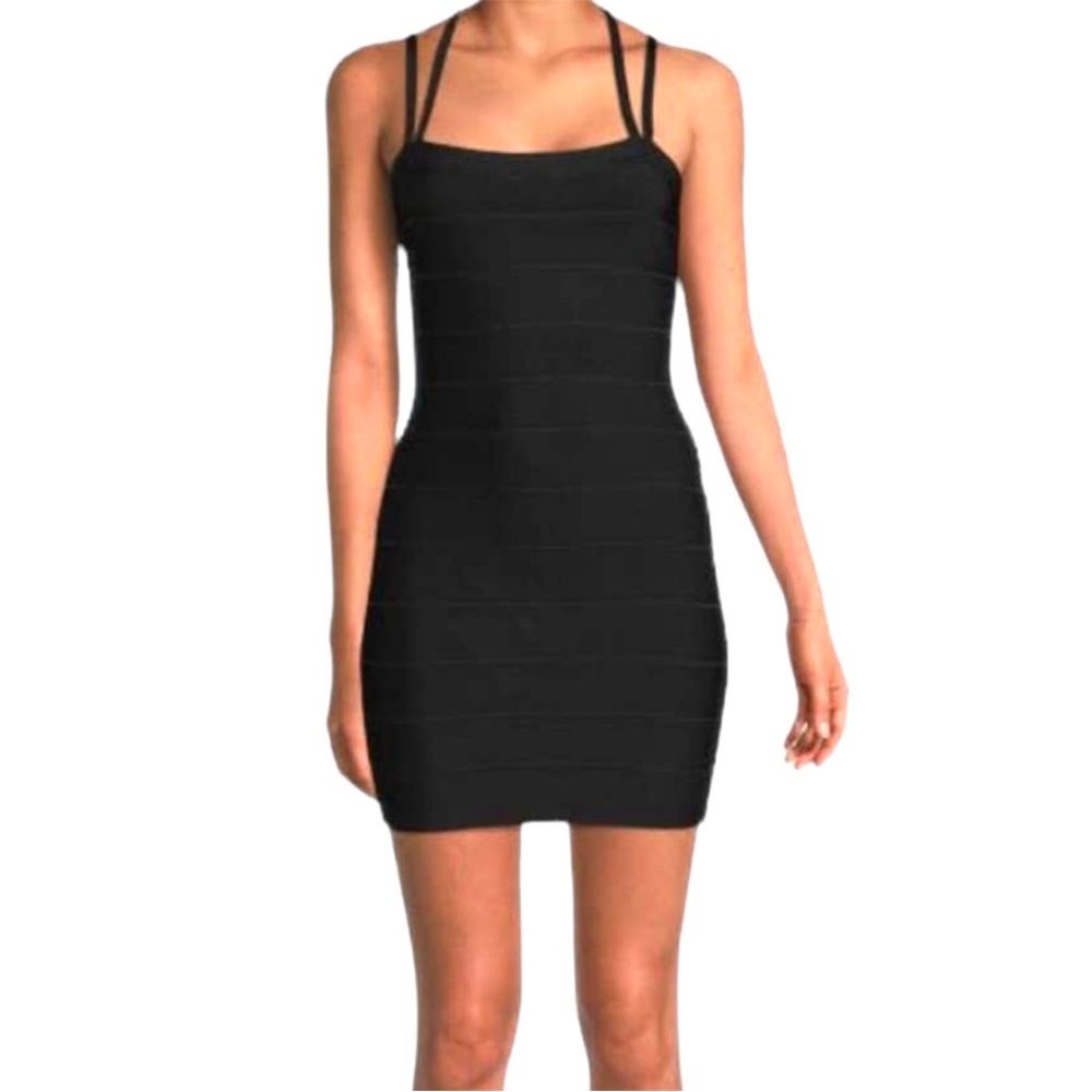 Herve Leger Black Bandage Dress